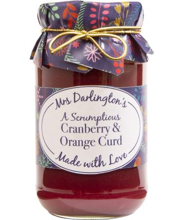 Mrs Darlington's Cranberry and Orange Curd 320g (Pack of 6)