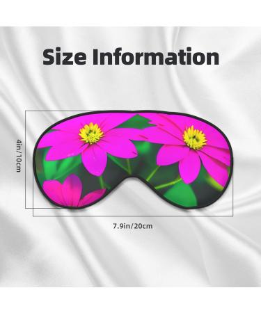 SSIMOO Adjustable Purple Red Flower Sleep Mask | Breathable & Fashionable Eye Mask for Comfortable Sleep - International Shipping - Buy Online on GoSupps.com