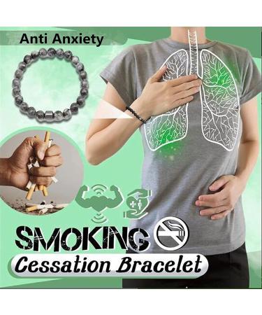 Gokame Smoking Cessation Bracelet Set | Anti-Anxiety & Positive Energy Bracelets for Men & Women | 8mm 3PCs Spiritual Quitting Companion - Buy Online on GoSupps.com