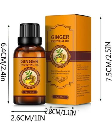 Slimming Belly Ginger Oil - Natural Anti-Aging Massage Oil for Abdominal Drainage (2PC) - International Shipping Available - Buy Online on GoSupps.com
