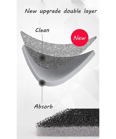 Window Scrubber Window Glass Cleaner Wiper Double-Sided Window Cleaner Double Side Magnetic Window Glass Cleaner 5-26MM ABS Plastic + Magnet + Rubber + Sponge - Buy Online on GoSupps.com