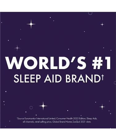 ZzzQuil Nighttime Sleep Aid Liquid - Alcohol & Dye Free - 50mg Diphenhydramine HCl - Non-Habit Forming - Berry Flavor - 12 Fl Oz (Pack of 1) - Buy Online on GoSupps.com