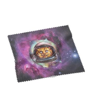 Urban Backwoods Space Cat I Microfiber Cloth Glasses Cleaning Cloth