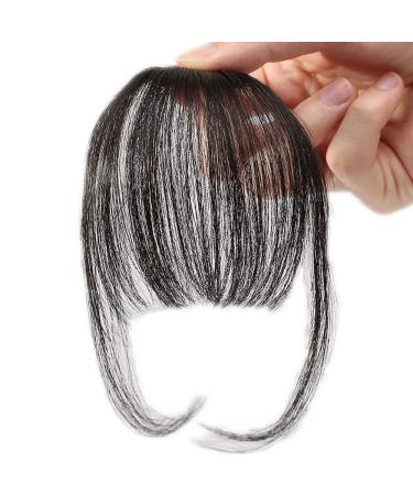 Sego Pony Hair Part Real Fringe Clip-On Extension | 100% Remy Human Hair | Natural Black #1B | International Shipping - Buy Online on GoSupps.com