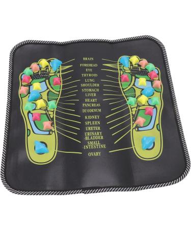Circulatory-Promoting Footprint Mat | Foldable Acupuncture Design for All Ages | Synthetic Leather & PP (35x35cm) - Buy Online on GoSupps.com