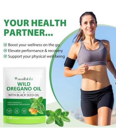 Huile d'Origan avec Huile de Graines Noires 120p - Buy Online on GoSupps.com