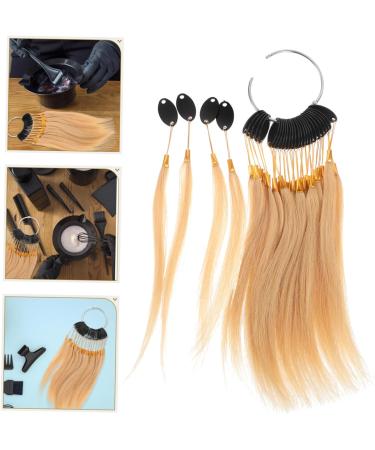 Gatuida Set De M ches Cheveux Naturels Pour Entra nement Coloration Avec Boucles Dor es Accessoires Stables Et Ajustables Pour Salons Et tudiants Coiffure - Buy Online on GoSupps.com