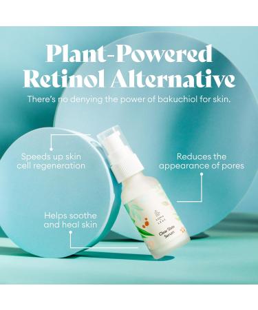 LUMA & LEAF Clear Slate Niacinamide Serum for Face Redness & Acne Relief with Bakuchiol & Aloe Vera Hydrating Vegan Daily Face Serum for Oily & Combination Skin - Buy Online on GoSupps.com