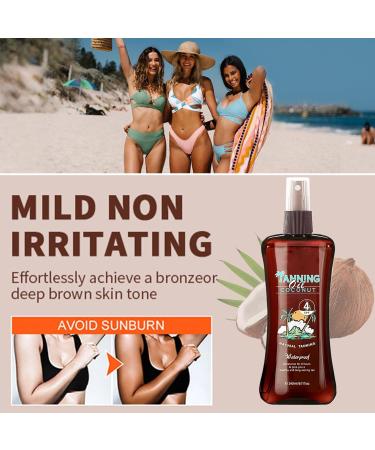 Self-Tanning Lotion | 240ml Travel Size | Long-Lasting Natural Moisturizing Body Cream - for Tanning at the Beach Pool Outdoors Holidays Resorts Summer Travel and Garden - Buy Online on GoSupps.com
