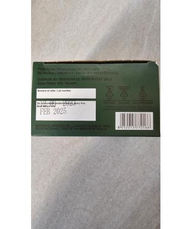  Nat Life TE' VERT FORTE STRONG ANTI-ADIPOSI 30 sachets detoxifying laxative packaging in Italian and English - Buy Online on GoSupps.com