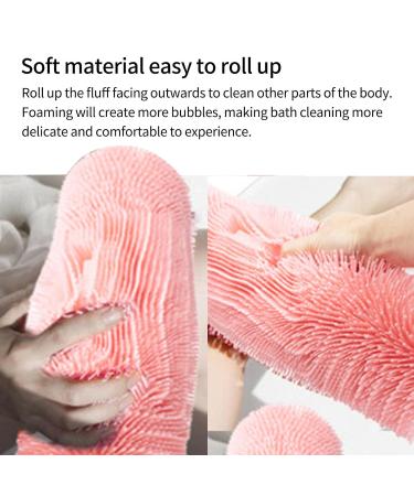 Premium Shower Foot & Back Scrubber - Soft Suction Cup Massager & Foot Cleaning Mat for Effortless Shower Hygiene - Buy Online on GoSupps.com