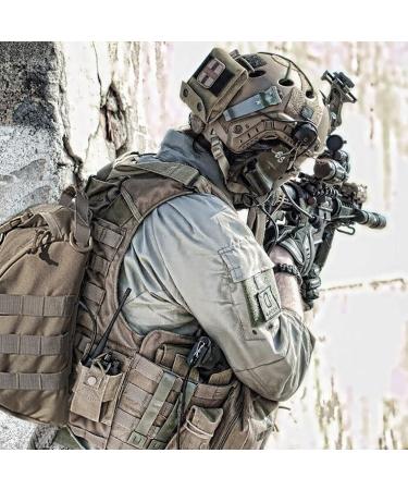 Tactical Helmet Bag Pack - Multi-Purpose Molle Storage for Combat Helmets - Black - Buy Online on GoSupps.com