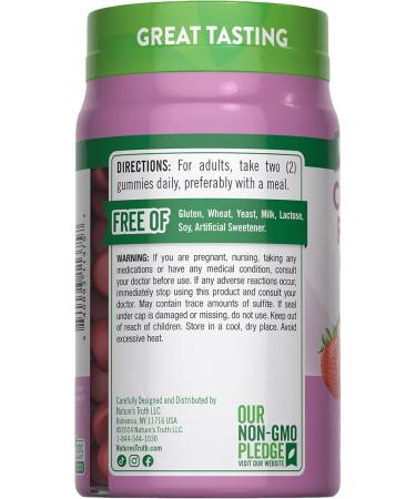 Nature's Truth Collagen Peptide Gummies for Women | 60 Count Type 1 and 3 | Strawberry Flavor | Non-GMO & Gluten Free Supplement - Buy Online on GoSupps.com
