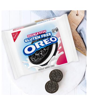 Oreo Double Stuf Gluten-Free Chocolate Sandwich Cookies - Bulk Pack of 3 Resealable Bags - 42.09 oz Total - Healthy Snacks for Kids 14.03 oz each - Buy Online on GoSupps.com