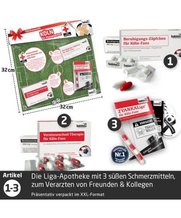 Soothing Cones & Lakritz Suppositories for Cologne Fans | Unique Gift Sets for Football Lovers | Emergency Relief for Defeats & Relegation Fear - Buy Online on GoSupps.com