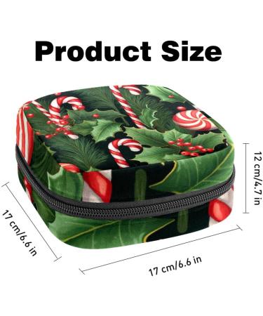 Muooum Christmas Snowflake Menstrual Pouch Bag for Women & Girls | Zippered Tampon Collection Bag - 1 Count - Buy Online on GoSupps.com
