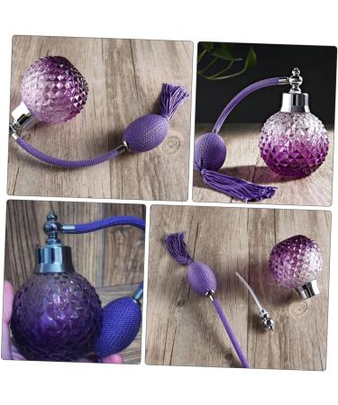 MERRYHAPY Air Bag Perfume Bottle Crystals Decor Spray Bottle Mister Atomiser Empty Mist Sprayer Perfume Pumper Vintage Perfume Bottle Perfume Container Portable Perfume Mini Glass Purple - Buy Online on GoSupps.com