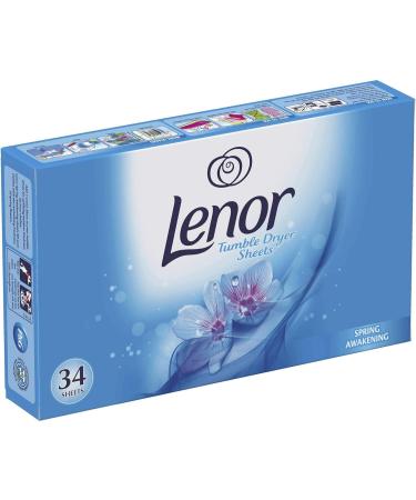 Lenor Spring Awakening Fabric Tumble Dryer Sheets - 34 Sheets - Buy Online on GoSupps.com