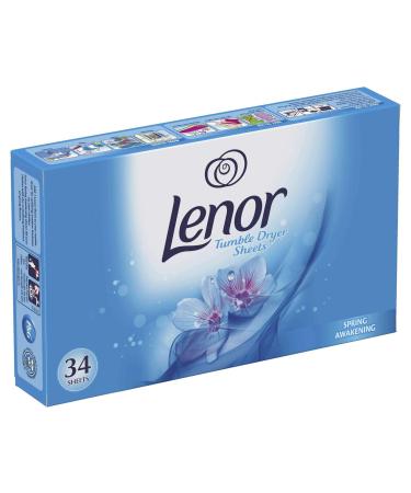 Lenor Fabric Tumble Dryer Sheets Spring Awakening 34 Sheets