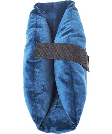 1 Piece Heel Protector Cushion | Pressure Relief for Bed Sores & Ulcers | Adjustable Ankle Support for Surgery Recovery - Blue - Buy Online on GoSupps.com