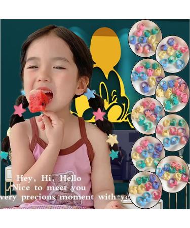 90PCS Toddler Hair Ties | Coloured Animal Shaped Hair Accessories for Girls | Elastic Ponytail Holders for Kids - Buy Online on GoSupps.com