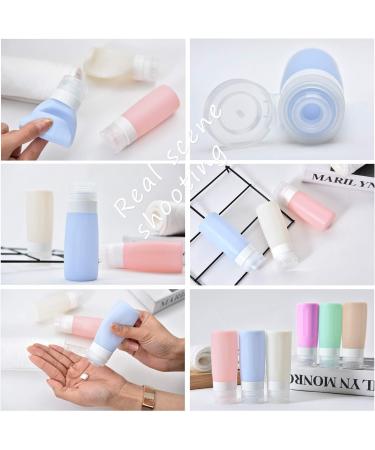 Rogue Silicone Travel Bottles Set - 6x85ml Toiletries Container for Shampoo Shower Gel & Personal Hygiene | Perfect Travel Essentials - Buy Online on GoSupps.com