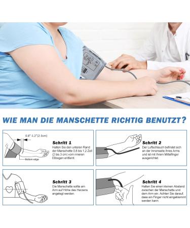 Elera Large Blood Pressure Cuff (22-60 cm) - Compatible with Most Devices Replacement for XL & XL+ Models 6 Connections - Buy Online on GoSupps.com