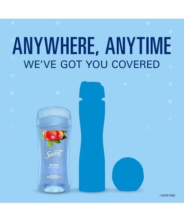 Secret Clear Gel Antiperspirant and Deodorant Nectarine Scent 2.6 Oz - Pack of 6 - Buy Online on GoSupps.com