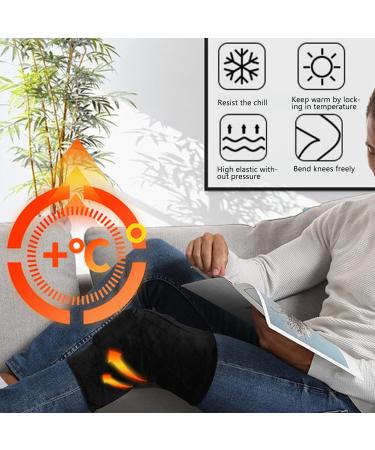 Heated Knee Brace - One Button Control Knee Heating Pad | 3 Adjustable Heat Gears for Cold Days (S - Buy Online on GoSupps.com