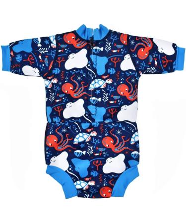 Splash About Happy Nappy Wetsuit & Reusable Swim Nappy - Under the Sea, 0-4 months - Buy Online on GoSupps.com