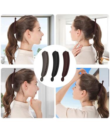 Fuyamp 3-Piece Vintage Banana Hair Clips for Long Hair - Stylish Fish Comb Clips for Women & Girls | International Shipping Available - Buy Online on GoSupps.com