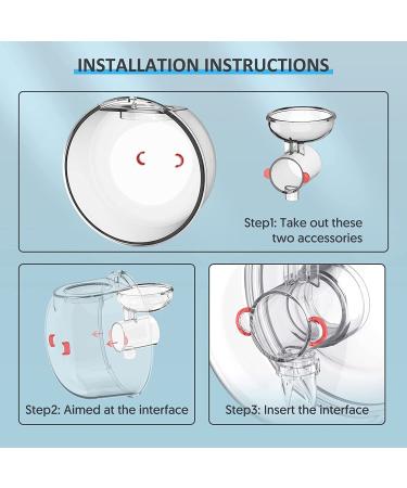 Buy Bellababy Portable Electric Milk Pump 2Ser - Double Hands-Free Touchscreen LCD Rechargeable 4 Modes & 9 Levels - International Shipping Available - Buy Online on GoSupps.com