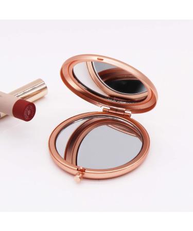Muminglong Frosted Compact Mirror - Sister's Birthday & Christmas Gift Idea - Best Sister Engraved - Rose Gold - Buy Online on GoSupps.com