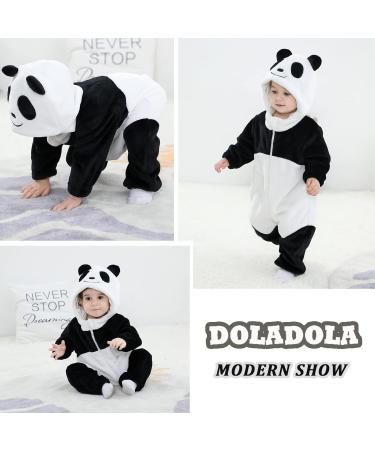 Doladola Baby Romper Dalmatians Onesie | Toddler Jumpsuit | Newborn Outfit 3-6 Months | Panda Design - Buy Online on GoSupps.com