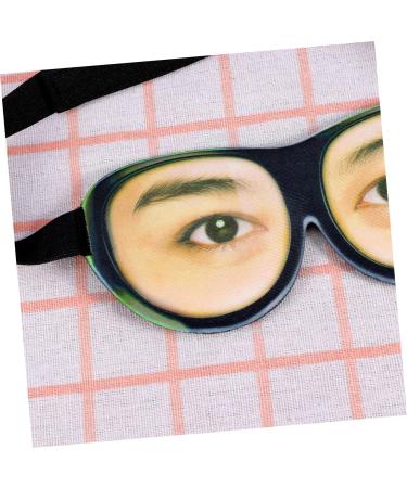 FRCOLOR Funny 3D Eye Sleeping Mask - Comfortable Blindfold for Travel Sleep & Relaxation | International Shipping Available - Buy Online on GoSupps.com