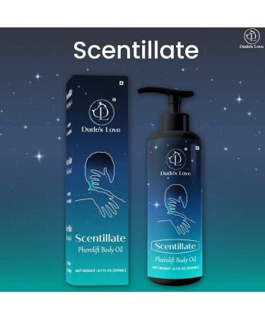 Pherolift Body Oil - Scentillate | Oudh Jasmine Patchouli | Natural Moisturizing Shower Oil | Long-lasting Fragrance | 6.76 FL Oz - Buy Online on GoSupps.com