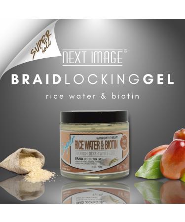 Braid Locking Gel Super Hold | NEXT IMAGE | Rice Water Formula for Strong Long-Lasting Styles | Shop Internationally - Buy Online on GoSupps.com