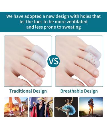 2023 New Silicone Anti-Friction Toe Protectors - Breathable Clear Covers (30PCS) - Buy Online on GoSupps.com