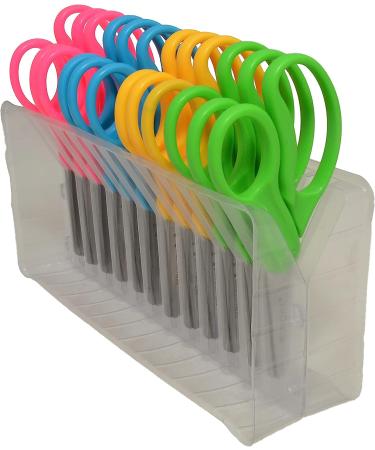 Westcott 13140 Right- and Left-Handed Scissors  Kids' Scissors  Ages 4-8  5-Inch Blunt Tip  Assorted  12 Pack - Buy Online on GoSupps.com