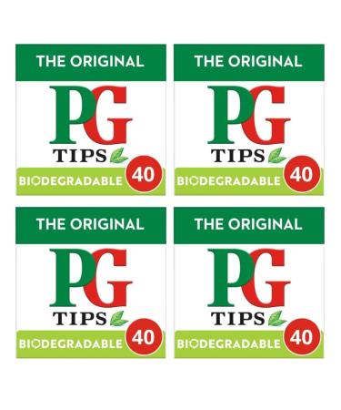 Tea Bags Bundle Containing PG Tips Original 40s (4 Pack)