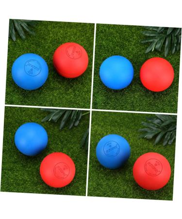 Beavorty 4-Piece Lacrosse Balls & Foam Roller Set | Massage & Yoga Ball for Back Feet & Muscle Relief - Buy Online on GoSupps.com