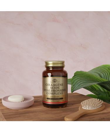 Solgar Collagen Hyaluronic Acid Complex - Skin Beauty - Wrinkles and Fine Lines - With Vitamin C and Chondroitin - Food Supplement - Bottle of 30 Tablets - Buy Online on GoSupps.com