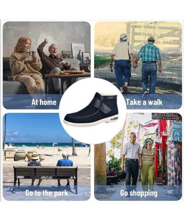 Women's Diabetic Extra Wide Walking Sneakers - Grey 8 | Lightweight Adjustable Diabetic Shoes for Edema, Plantar Fasciitis, Bunions & Arthritis - Buy Online on GoSupps.com