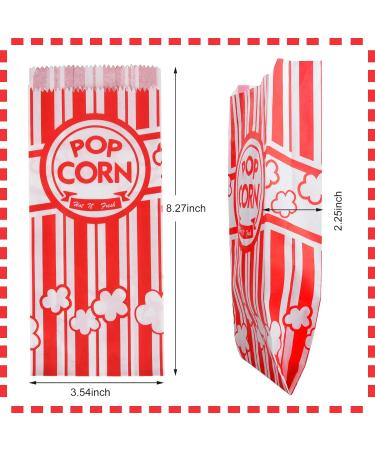 500 Count 1 oz Paper Popcorn Bags for Popcorn Machine - Bulk Party Pop Corn Bag Individual Servings - Buy Online on GoSupps.com