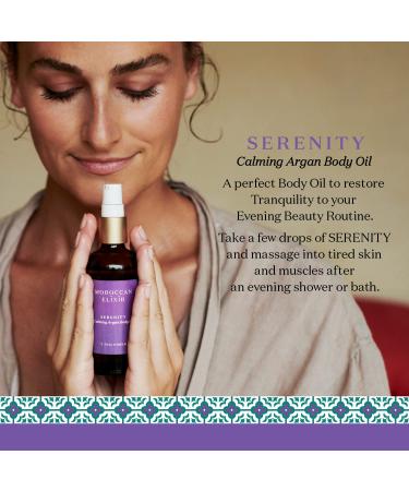 Shop Serenity Calming Body Argan Oil for Women - Natural Aromatherapy for Relaxation & Inner Peace | Paraben Free 1.7 oz - Buy Online on GoSupps.com