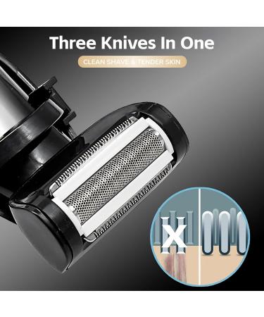 Yoidesu Back Shavers for Men Electric Body Groomer with Adjustable Handle Wet/Dry Use Charging Base - Buy Online on GoSupps.com