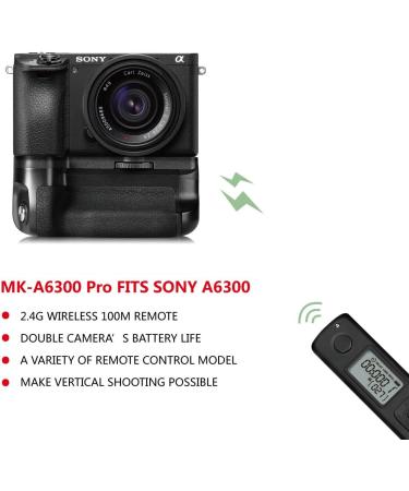 Meike MK-A6300 PRO Remote Controller for Sony A6100 A6400 A6300 A6000 Cameras - Up to 100M Shooting Control - Buy Online on GoSupps.com