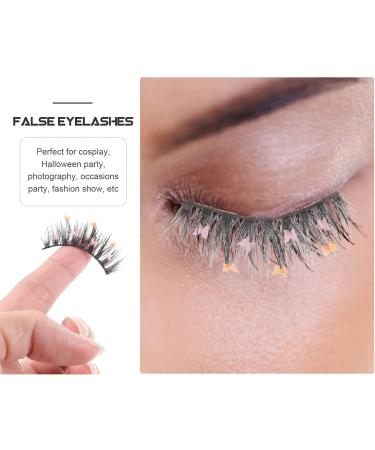 DRESSOOS Sequins 4 Pairs Sequin False Eyelashes Lashes Natural False Eyelashes Natural False Lashes Segmented False Eyelashes Pesta as Postizas Naturales Artificial Eyelashes Cosplay - Buy Online on GoSupps.com