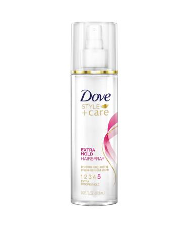 Dove Hairspray Strength and Shine Extra Hold 9.25 oz (Pack of 3) 9.25 Ounce (Pack of 3) Non-Aerosol Extra Hold