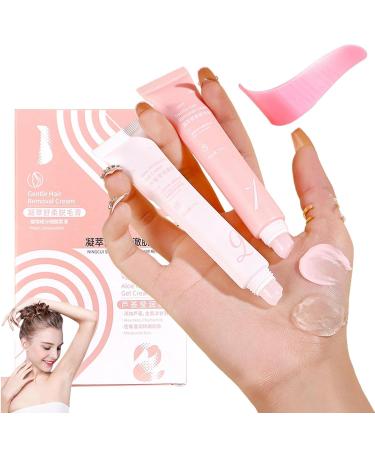 PHFTRCEW Virallush Hair Removal Cream Virallush Hair Removal Kit 2025 New Facial Hair Removal Cream for Women Painless and Gentle Hair Removal Cream with Spatula Applicator
